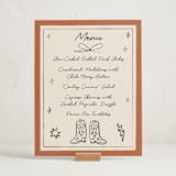 "El Ranchero" - Baby Shower Bar Signs in Rust by Ani Somi - In Use