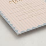 "Little Circus" - Baby Shower Menu Signs in Mustard by Rina Ozum - Detail