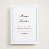 "Sweetly Scalloped" - Baby Shower Party Signs in Sky by Catherine Culvenor - Front