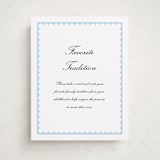 "Sweetly Scalloped" - Baby Shower Party Signs in Sky by Catherine Culvenor - Front