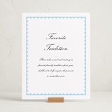 "Sweetly Scalloped" - Baby Shower Party Signs in Sky by Catherine Culvenor - In Use