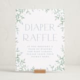 "Wisteria" - Baby Shower Party Signs in Periwinkle by Kristen Smith - In Use