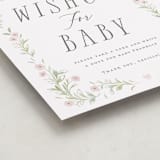 "Dainty Garden" - Baby Shower Party Signs in Blush by Paper Raven Co. - Detail