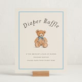 "Antique Teddy Bear" - Baby Shower Party Signs in Frost by Becky Nimoy - In Use