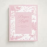 "Baby Toile" - Baby Shower Party Signs in Blush by Teju Reval - Front