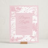 "Baby Toile" - Baby Shower Party Signs in Blush by Teju Reval - In Use