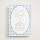 "Vintage goose" - Baby Shower Party Signs in Sky by Creo Study - Front