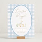 "Vintage goose" - Baby Shower Party Signs in Sky by Creo Study - In Use