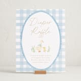 "Vintage goose" - Baby Shower Party Signs in Sky by Creo Study - In Use