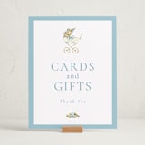 "Pram" - Baby Shower Party Signs in Sky by Sarah Knight - In Use