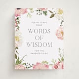 "Timeless Blooms" - Baby Shower Party Signs in Peony by Susan Moyal - Front