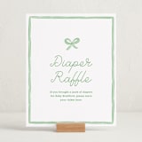 "Polka Dot Frame" - Baby Shower Party Signs in Strawberry by Erin German - In Use