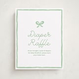 "Polka Dot Frame" - Baby Shower Party Signs in Strawberry by Erin German - Front