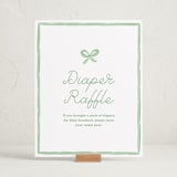 "Polka Dot Frame" - Baby Shower Party Signs in Strawberry by Erin German - In Use