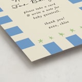 "Petit Pomodoro" - Baby Shower Party Signs in Lime by Jackie Crawford - Detail