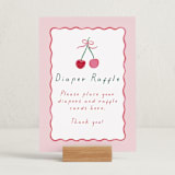 "Cherry Sweet" - Baby Shower Party Signs in Cherry Pie by Erin German - In Use