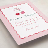 "Cherry Sweet" - Baby Shower Party Signs in Cherry Pie by Erin German - Detail