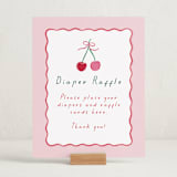 "Cherry Sweet" - Baby Shower Party Signs in Cherry Pie by Erin German - In Use