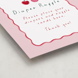 "Cherry Sweet" - Baby Shower Party Signs in Cherry Pie by Erin German - Detail