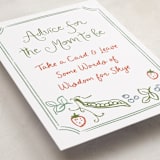 "Locally Grown Sketch" - Baby Shower Party Signs in Meadow by Jenna Holcomb - Detail