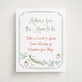 "Locally Grown Sketch" - Baby Shower Party Signs in Meadow by Jenna Holcomb - Front