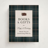 "Wesley" - Baby Shower Party Signs in Juniper by Kate Ahn - Front