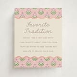 "Botanical maximalism" - Baby Shower Party Signs in Poppy by Creo Study - Front