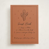 "El Ranchero" - Baby Shower Party Signs in Rust by Ani Somi - Front