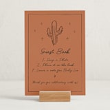 "El Ranchero" - Baby Shower Party Signs in Rust by Ani Somi - In Use