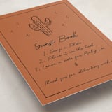 "El Ranchero" - Baby Shower Party Signs in Rust by Ani Somi - Detail