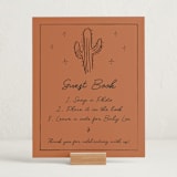 "El Ranchero" - Baby Shower Party Signs in Rust by Ani Somi - In Use