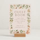 "Forest Baby Shower" - Baby Shower Party Signs in Sand by frau brandt - In Use
