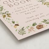 "Forest Baby Shower" - Baby Shower Party Signs in Sand by frau brandt - Detail