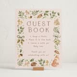 "Forest Baby Shower" - Baby Shower Party Signs in Sand by frau brandt - In Use