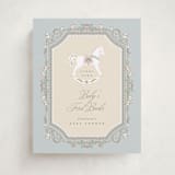 "Le Cheval d’Enfance" - Baby Shower Party Signs in Pastel Toile by Ana de Sousa - Front
