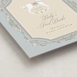 "Le Cheval d’Enfance" - Baby Shower Party Signs in Pastel Toile by Ana de Sousa - Detail
