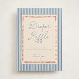 "Vintage Horse" - Baby Shower Party Signs in Powder by Vera Lim - Front