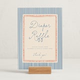 "Vintage Horse" - Baby Shower Party Signs in Powder by Vera Lim - In Use