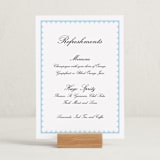 "Sweetly Scalloped" - Baby Shower Bar Signs in Sky by Catherine Culvenor - In Use