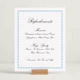 "Sweetly Scalloped" - Baby Shower Bar Signs in Sky by Catherine Culvenor - In Use