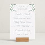 "Wisteria" - Baby Shower Bar Signs in Periwinkle by Kristen Smith - In Use