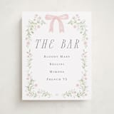 "Dainty Garden" - Baby Shower Party Signs in Blush by Paper Raven Co. - Front