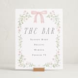"Dainty Garden" - Baby Shower Party Signs in Blush by Paper Raven Co. - In Use