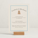 "Antique Teddy Bear" - Baby Shower Party Signs in Frost by Becky Nimoy - In Use