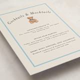 "Antique Teddy Bear" - Baby Shower Party Signs in Frost by Becky Nimoy - Detail