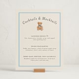 "Antique Teddy Bear" - Baby Shower Bar Signs in Frost by Becky Nimoy - In Use