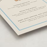 "Antique Teddy Bear" - Baby Shower Bar Signs in Frost by Becky Nimoy - Detail