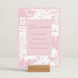 "Baby Toile" - Baby Shower Bar Signs in Blush by Teju Reval - In Use