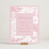 "Baby Toile" - Baby Shower Bar Signs in Blush by Teju Reval - In Use