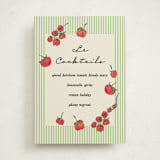 "Petit Pomodoro" - Baby Shower Bar Signs in Lime by Jackie Crawford - Front